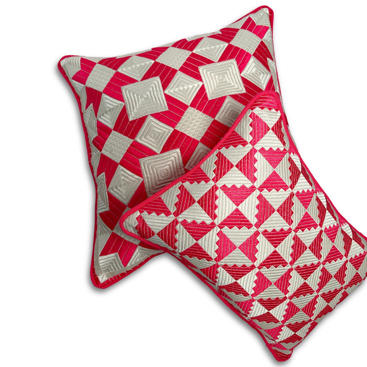 WINDMILL THROW PILLOW - FUCHSIA