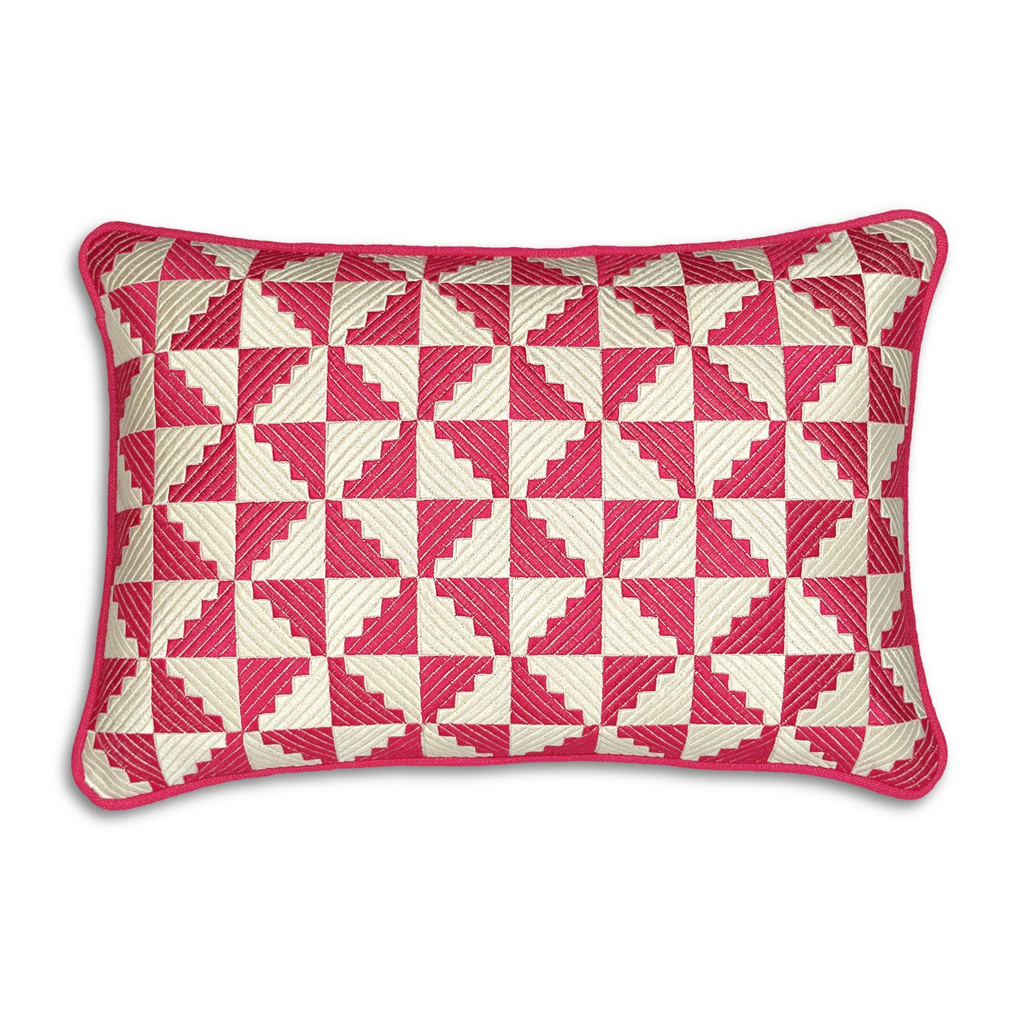 WINDMILL THROW PILLOW - FUCHSIA