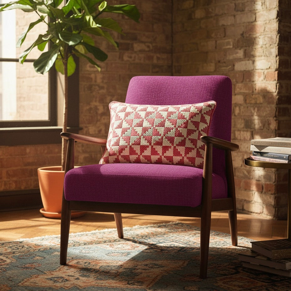 WINDMILL THROW PILLOW - MARIGOLD